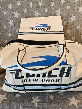 COACH Voyager Duffle AND Pouch Luggage Travel